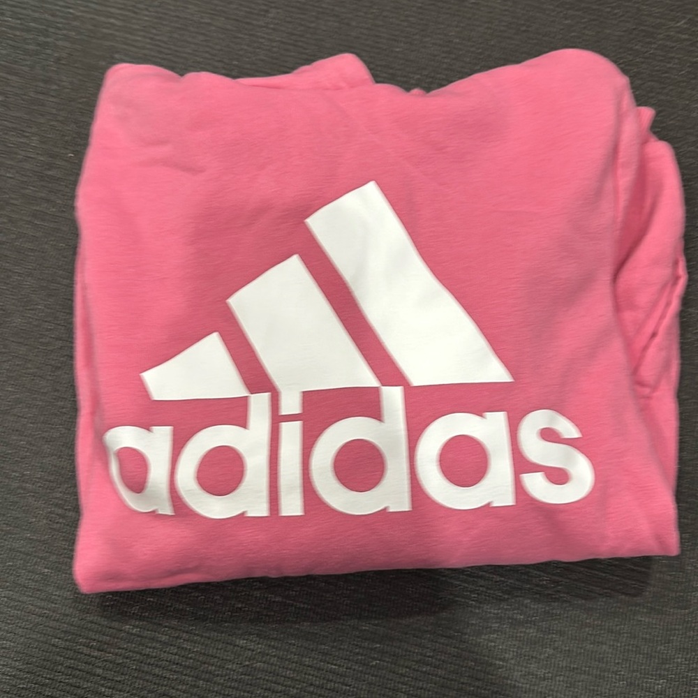 Pink adidas hoodie